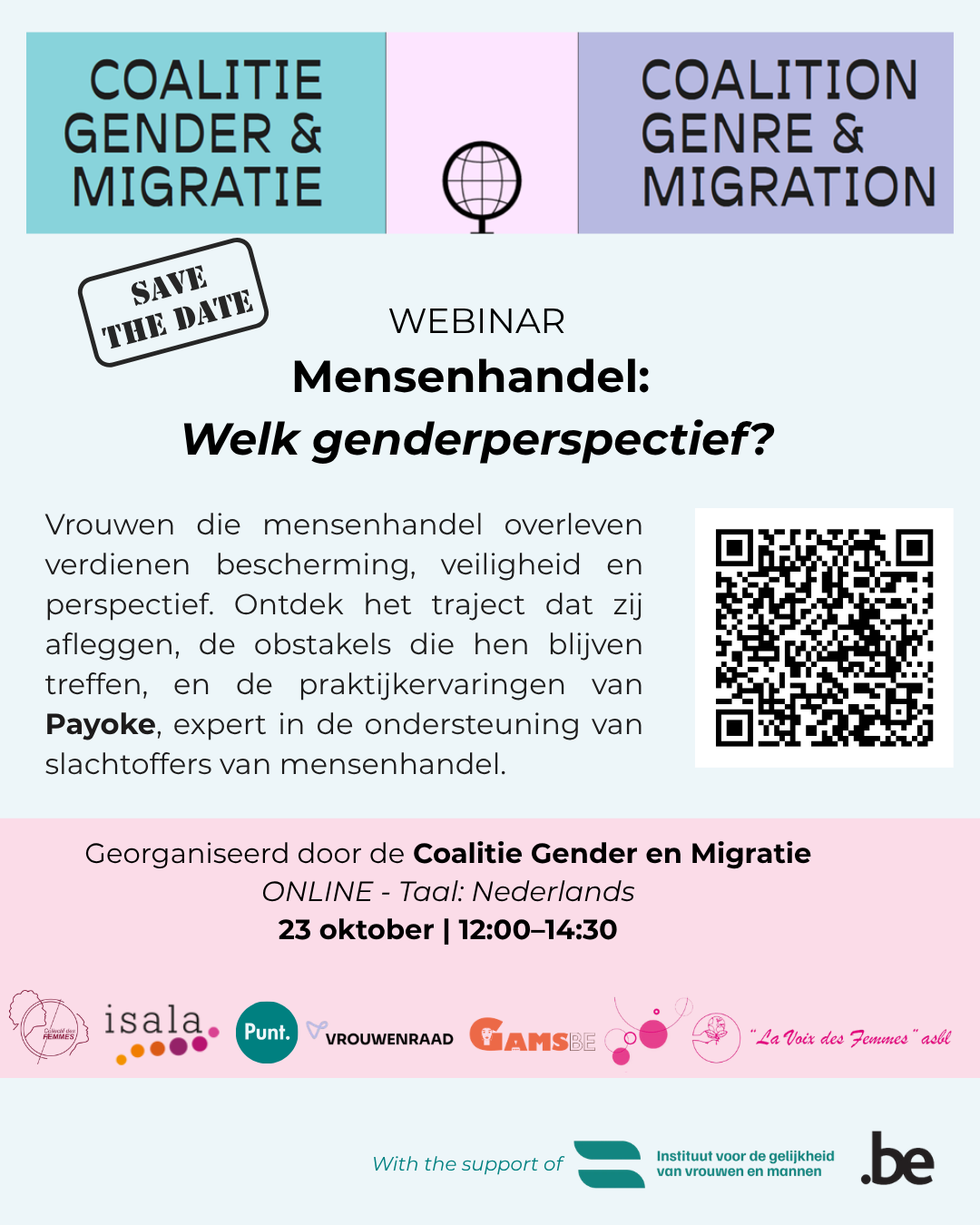 Webinar Mensenhandel: Welk Genderperspectief?